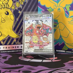 Charizard ex 215/197 Ultra Rare Obsidian Flames Pokemon NM - Image 1