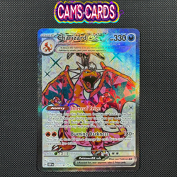 Charizard ex 215/197 Ultra Rare Obsidian Flames Pokemon NM - Image 1