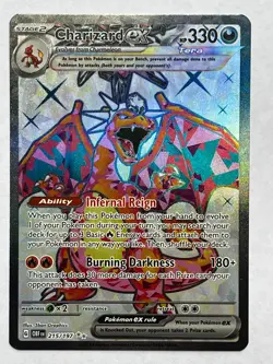 Charizard ex - 215/197 - Hyper Rare - Obsidian Flames - Pokemon Card - Image 1