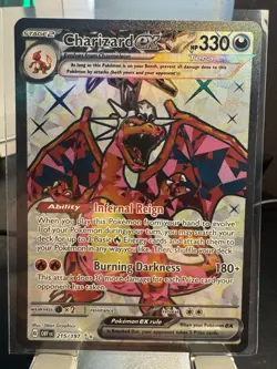 Pokemon TCG Charizard ex Sv03: Obsidian Flames 215/197 Holo Ultra Rare - Image 1