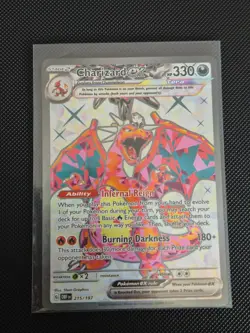 Pokemon TCG Charizard ex Sv03: Obsidian Flames 215/197 Holo Ultra Rare - Image 1