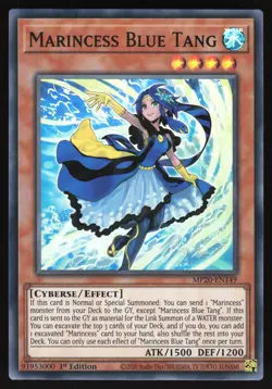 Marincess Blue Tang - MP20-EN149 - Super Rare - 1st Edition Yugioh - Image 1