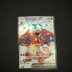 Pokemon TCG Obsidian Flames Charizard EX 215/197 Secret Illustrative Rare - Image 1