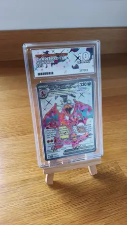 Pokemon TCG Obsidian Flames - Charizard Ex 215/197 - Ace Graded 10 Gem Mint - Image 2