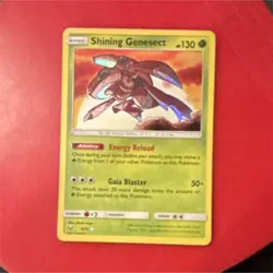 Pokemon Shining Genesect 9/73 Shining Legends 2017 HOLO MINT/NM Ultra Clean - Image 1