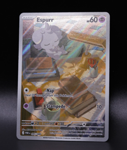 Pokemon TCG Illustration Rare Full Art Holo Espurr 95/88 Perfect Order NM Card - Image 1