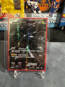 Zekrom 114/114 Black & White Base Full Art Holo Rare Pokemon Card - LP - Image 1