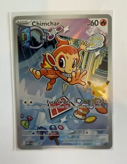 Chimchar 041/MEP: Promo Basic Fire 60 HP Regular Fury Swipes Pokemon TCG Card - Image 1