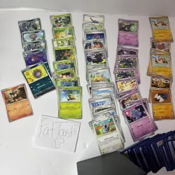 Pokemon Card Lot ~500 Bulk Commons – Mint – Mega Evolutions ETB Box Included - Image 1