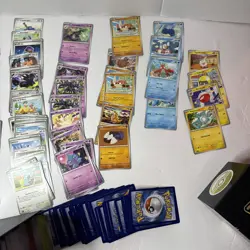 Pokemon Card Lot ~500 Bulk Commons – Mint – Mega Evolutions ETB Box Included - Image 2