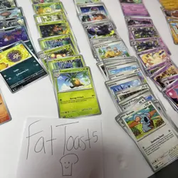 Pokemon Card Lot ~500 Bulk Commons – Mint – Mega Evolutions ETB Box Included - Image 4