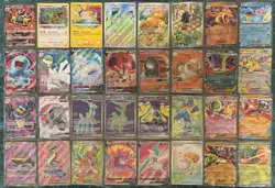 POKEMON MEGA CHARIZARD EX SLOWPOKE ILLUSTRATION RARE FULL ART RAYQUAZA CARD LOT - Image 1
