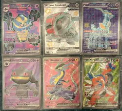 POKEMON MEGA CHARIZARD EX SLOWPOKE ILLUSTRATION RARE FULL ART RAYQUAZA CARD LOT - Image 4