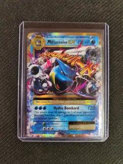 Pokemon TCG M Blastoise EX Holo Card 22/108 Evolutions MP - Image 1