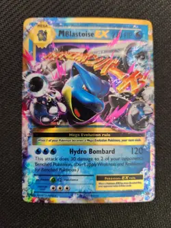 Pokemon TCG M Blastoise EX Holo Card 22/108 Evolutions MP - Image 2