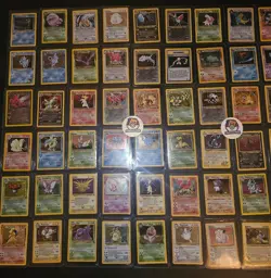 Vintage Pokemon WOTC 20 Card Pack – 2 Holo Rares – 1st Ed – LP 1999-2003 - Image 1