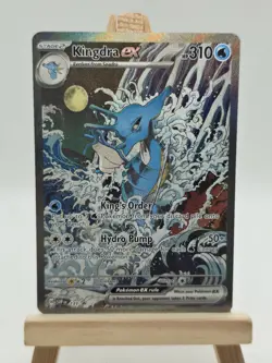 Pokemon TCG - Kingdra ex 131 Scarlet & Violet Promo Card Alt Art Holo - Image 1