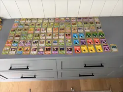 Pokemon TCG 1999 Vintage Lot Of 91 Cards Non-holo HP 91 Cards WOTC! Heavy Played - Image 1