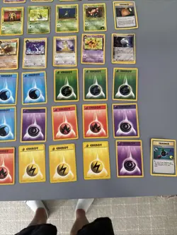 Pokemon TCG 1999 Vintage Lot Of 91 Cards Non-holo HP 91 Cards WOTC! Heavy Played - Image 5