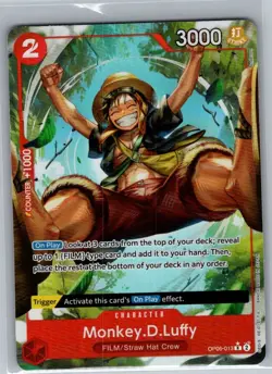 Monkey.D.Luffy (Alt Art) OP06-013 English Wings of Captain - One Piece Card - NM - Image 1