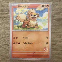 LP Pokemon TCG Growlithe My First Battle Regular Basic Fire Type Card - Image 1