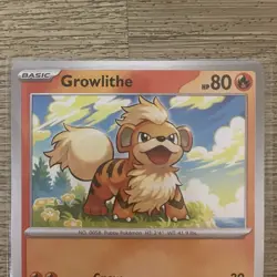 LP Pokemon TCG Growlithe My First Battle Regular Basic Fire Type Card - Image 2