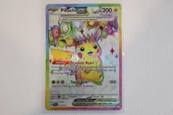 Pokemon Pikachu TCG Ultra Rare Holo Card 219/191 Surging Sparks - Image 1