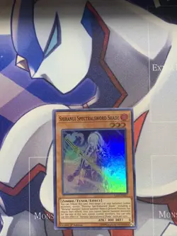 Yugioh Shiranui Spectralsword Shade SAST-EN017 Super Rare 1st Edition - Image 1