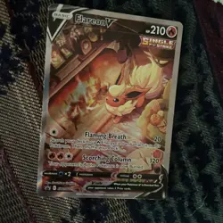 Flareon V SWSH179 - Alternate Art Black Star Promo - Pokemon Card - NM - Image 1