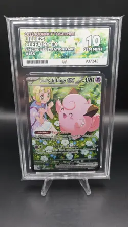 Lillie's Clefairy ex 184/159 — Ace 10 (MINT) — Journey Together — Pokemon Card - Image 1