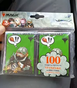 NEW Ultra Pro MTG Magic Gathering Chibi Garruk Sleeves 100ct Chroma Fusion - Image 1