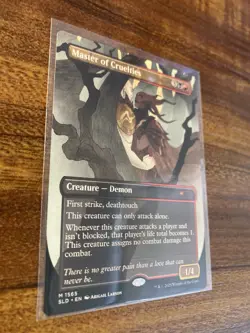 MTG✨MASTER OF CRUELTIES Brdless/Ext Art ✨SLD Tragic Romance MINT MYTHIC Unplayed - Image 3
