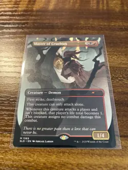 MTG✨MASTER OF CRUELTIES Brdless/Ext Art ✨SLD Tragic Romance MINT MYTHIC Unplayed - Image 5