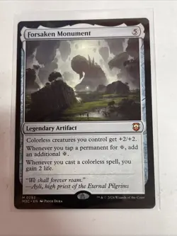 MTG Forsaken Monument Commander: Modern Horizons 3 #293 Mythic - Image 1