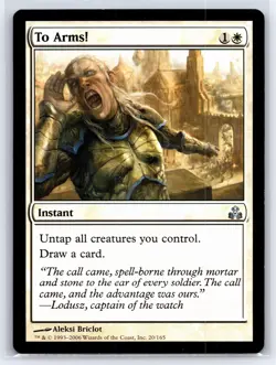 2006 MTG - To Arms! Guildpact Regular Uncommon 20/165 - Image 1