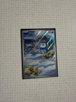 Pokemon Piplup 098/094 PFL EN Basic 70 HP Holo Rare Water TCG Card - Image 1