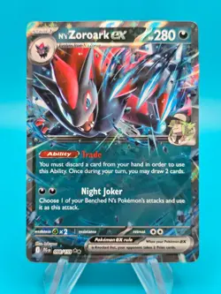 N's Zoroark Ex 098/159 Pokemon Journey Together Trading Card Holo - Image 1
