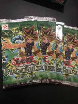 Yugioh Magic Ruler Booster lot Unlimited (4 packs) - Image 1