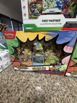 LOT 2X2 Pokemon First Partner Illustration Collection And Deluxe Pin Collection - Image 3