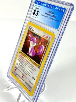 Pokemon Rattata 66/82 2000 Team Rocket 1st Edition CGC MINT+ 8.5 - Image 2