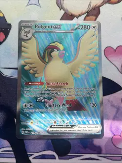 Pokemon TCG Pidgeot EX 217/197 Secret Rare Holo Obsidian Flames Near Mint - Image 3