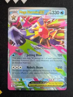 Mega Starmie ex - 021/088 ME03: Perfect Order Pokemon NM Holo - Image 1