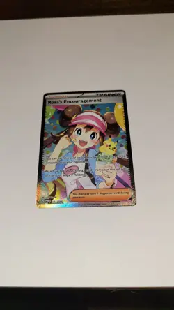 Pokemon Rosa’s Encouragement 123/088 SAR Full Art Trainer Perfect Order FRESH - Image 1