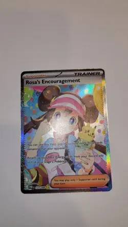 Pokemon Rosa’s Encouragement 123/088 SAR Full Art Trainer Perfect Order FRESH - Image 2
