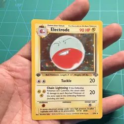Pokemon Electrode Jungle 1st Edition Holo Rare 02/64 1999 WOTC - Image 1