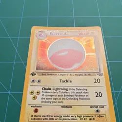 Pokemon Electrode Jungle 1st Edition Holo Rare 02/64 1999 WOTC - Image 3