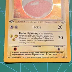 Pokemon Electrode Jungle 1st Edition Holo Rare 02/64 1999 WOTC - Image 4