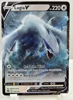 Lugia V Ultra Rare Silver Tempest 138/195 NM/M Unplayed Pack Fresh Pokemon - Image 1