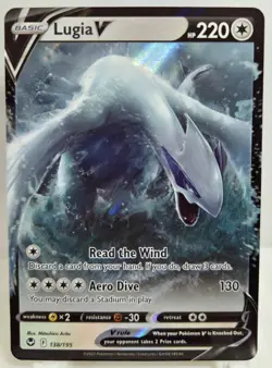 Lugia V Ultra Rare Silver Tempest 138/195 NM/M Unplayed Pack Fresh Pokemon - Image 1