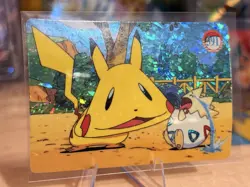 1999 Vintage Pocket Monsters Vending Prism - Pikachu Wacky Face, Togepi #391 - Image 3